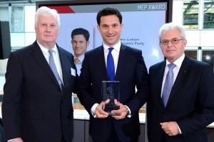 Petru Luhan - premiul pentru europarlamentarul anului 2013
